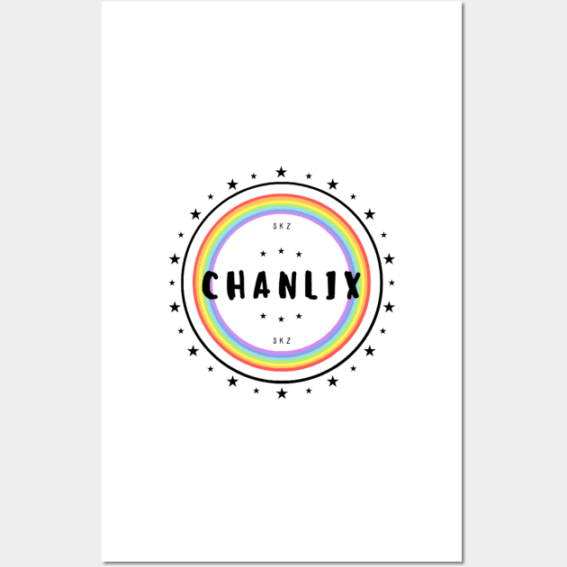 Chanlix SKZ - Bang Chan x Felix Wall Art by mrnart27